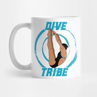 Womens Diving Dive Tribe Springboard Platform Diver Mug